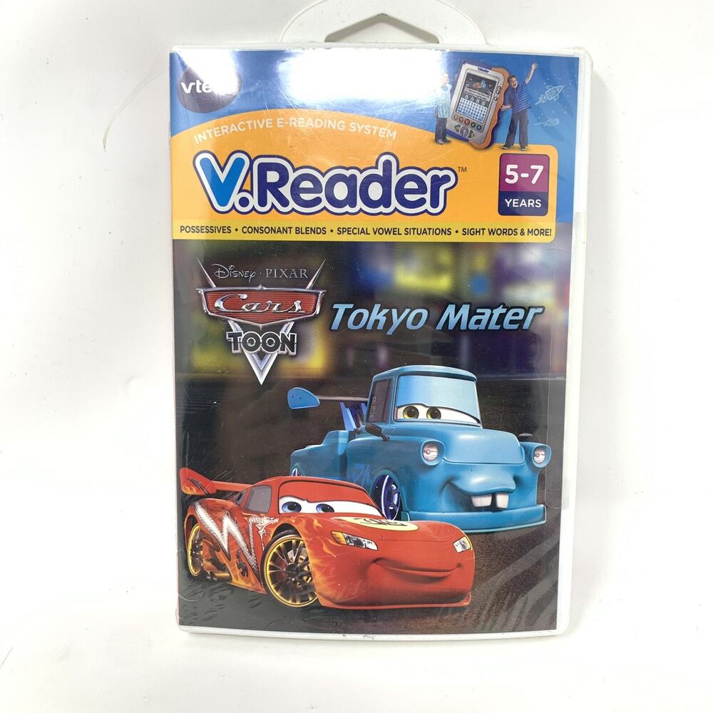VTech V Reader Disney Pixar CARS TOKYO MATER 2010 New Factory Sealed